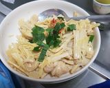 รูปขั้นตอนการทำที่ 3 ของ ยำหน่อไม้ใส่น้ำปู อาหารเหนือ