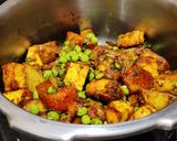 A picture of step 3 of Aloo matar paneer ki sabzi.