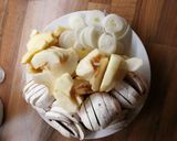 Alufóliában sült zöldségek csirkemellel recept fázis 4 fotója