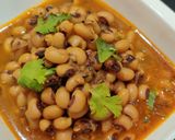 A picture of step 9 of Lobia beans curry.