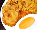 A picture of step 1 of 3 ingredient Pankcakes #jikonichallenge.