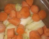 A picture of step 2 of Senate Bean Soup.