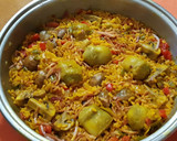 Foto del paso 5 de la receta: Arroz con portobellos y alcachofas