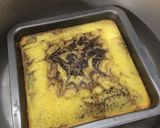 A picture of step 3 of Marble cake in stove.