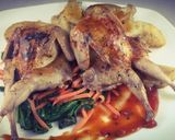 A picture of step 3 of Cast Iron Quail.