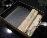 A picture of step 5 of Hira Yachi (Okinawa-Style Pancakes) Regional Speciality of Okinawa.