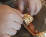 A picture of step 3 of Bacon Rolled Cinnamon Buns.