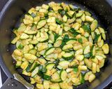Une image de l'étape 2 de Crumble de courgettes chèvre.