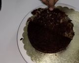 A picture of step 5 of Golden Dust Cake.....molten chocolate.