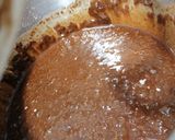 A picture of step 4 of No fuss Chocolate (sheet) Cake.