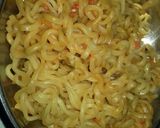 A picture of step 4 of Soupy noodles.