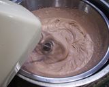 A picture of step 1 of Chocolate & Banana Carp Banner Cake for Kid's Day.
