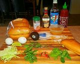A picture of step 1 of Mike's Soft Boiled Egg Vietnamese Banh Mi Sandwiches.