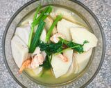 Hình bước làm 3 của món Canh khoai môn nấu tôm