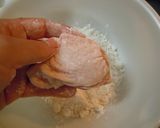 A picture of step 3 of Our Family's Chicken Nanban.