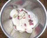 A picture of step 2 of Sweet and Sour Pickled Sakura and Turnip for Cherry Blossom Viewing Bento.