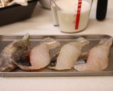 A picture of step 1 of Cod with Mushroom Cream Sauce.