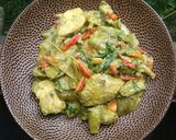 Foto langkah ke 8 dari resep 17. Ayam Terong Kuah Kemangi.