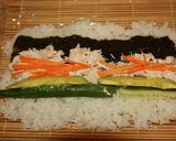 A picture of step 2 of For Parties and Celebrations: Rainbow Roll Sushi.