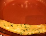 A picture of step 4 of Scallion Egg Roll Omelet.