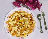 A picture of step 10 of Masala Egg Pasta.