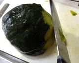 A picture of step 1 of Chilled Kabocha Squash Soup.