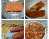 A picture of step 2 of Okra With Otak Otak.