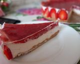 Pas rețetă Cheesecake cu căpșuni🍓~fără coacere~ 3 fotografie