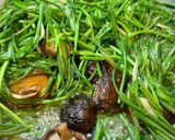 香菇炒水蓮的食譜步驟6照片