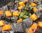 A picture of step 3 of Beef Caldereta.
