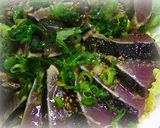 A picture of step 8 of An Elegant Touch to Your Everyday Seared Skipjack Tuna.