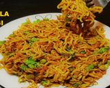 A picture of step 11 of Veg Maggi Masala|Veg Maggi Noodles Recipe|Dry maggi masala.
