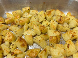 Papas al horno (roast potatoes)