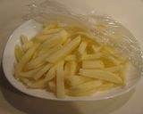 A picture of step 2 of Potato and Mentaiko Mayo Stir Fry.
