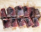 A picture of step 2 of Skipjack Tuna with Teriyaki Sauce.