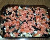 A picture of step 7 of taco casserole.