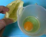 A picture of step 2 of Microwaved Egg Pouches for Bento in 5 Minutes.