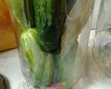 A picture of step 3 of Spicy pickles.