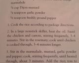 A picture of step 1 of Rosemary chicken with wild rice.