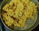 A picture of step 2 of Delhi special dahi tikki.