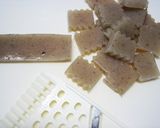 A picture of step 1 of Sweet and Salty Konnyaku and Tarako Butter Stir Fry.