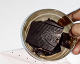 A picture of step 2 of Soft Chocolates Filing Cones.
