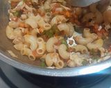 A picture of step 4 of Macaroni Open Sandwich.