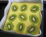 A picture of step 8 of Rice Flour Yogurt Cake with Kiwi.