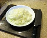 A picture of step 4 of Pasta Carbonara.
