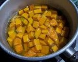 A picture of step 1 of Super Tasty Kabocha Salad with Heavy Cream.