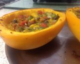 A picture of step 6 of My Stuffed Veggie Spaghetti Or Noodle Squash.