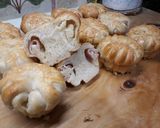 Sonkás-sajtos muffin recept fázis 4 fotója