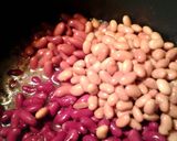 A picture of step 4 of multi meat chili.
