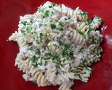 A picture of step 5 of Minced Meat & Cheese Cream Pasta.